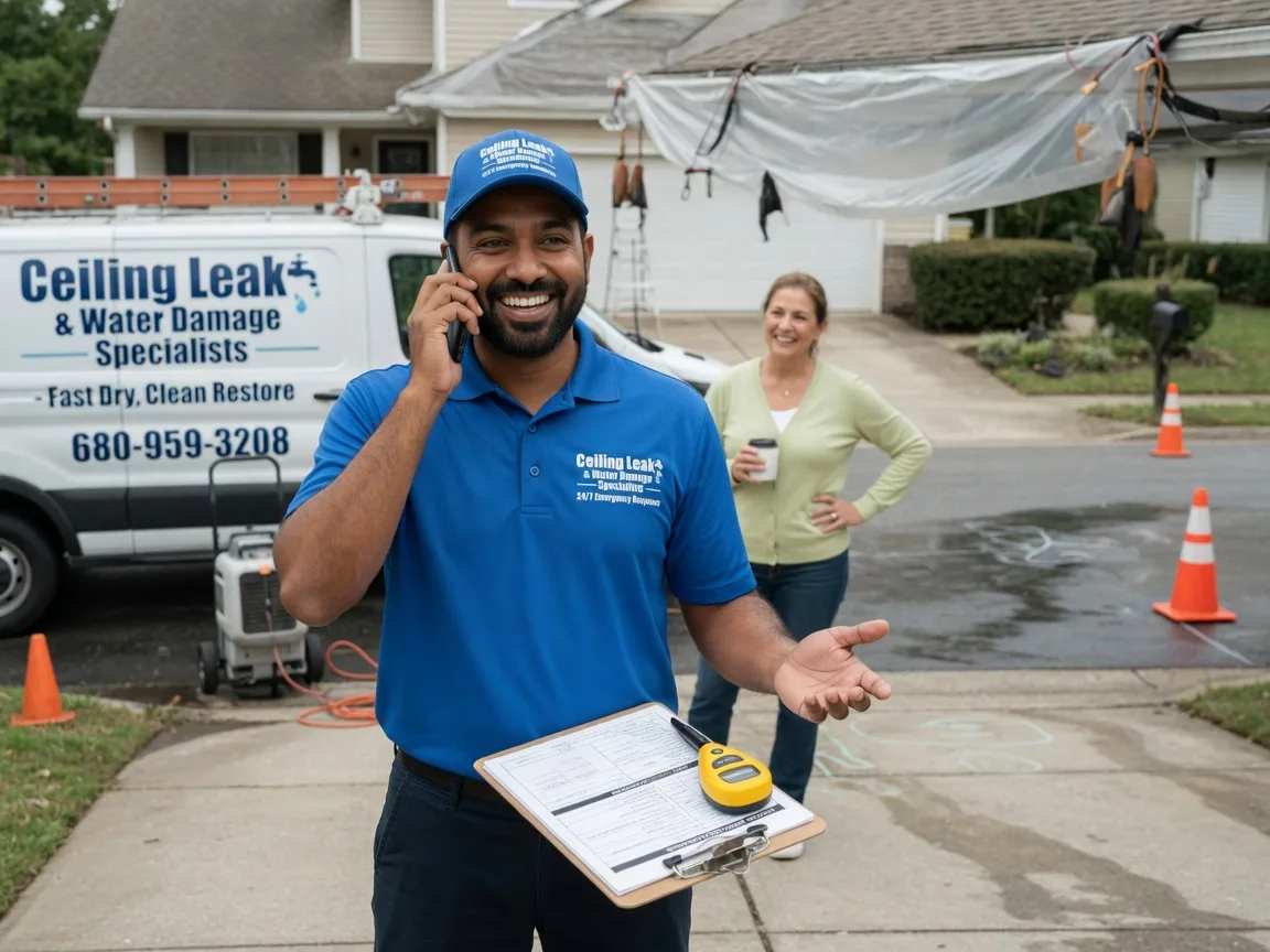 Ceiling Leak Cleanup Whitewood, VA FAQs